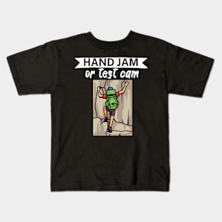 Hand jam or test cam Kids T-Shirt